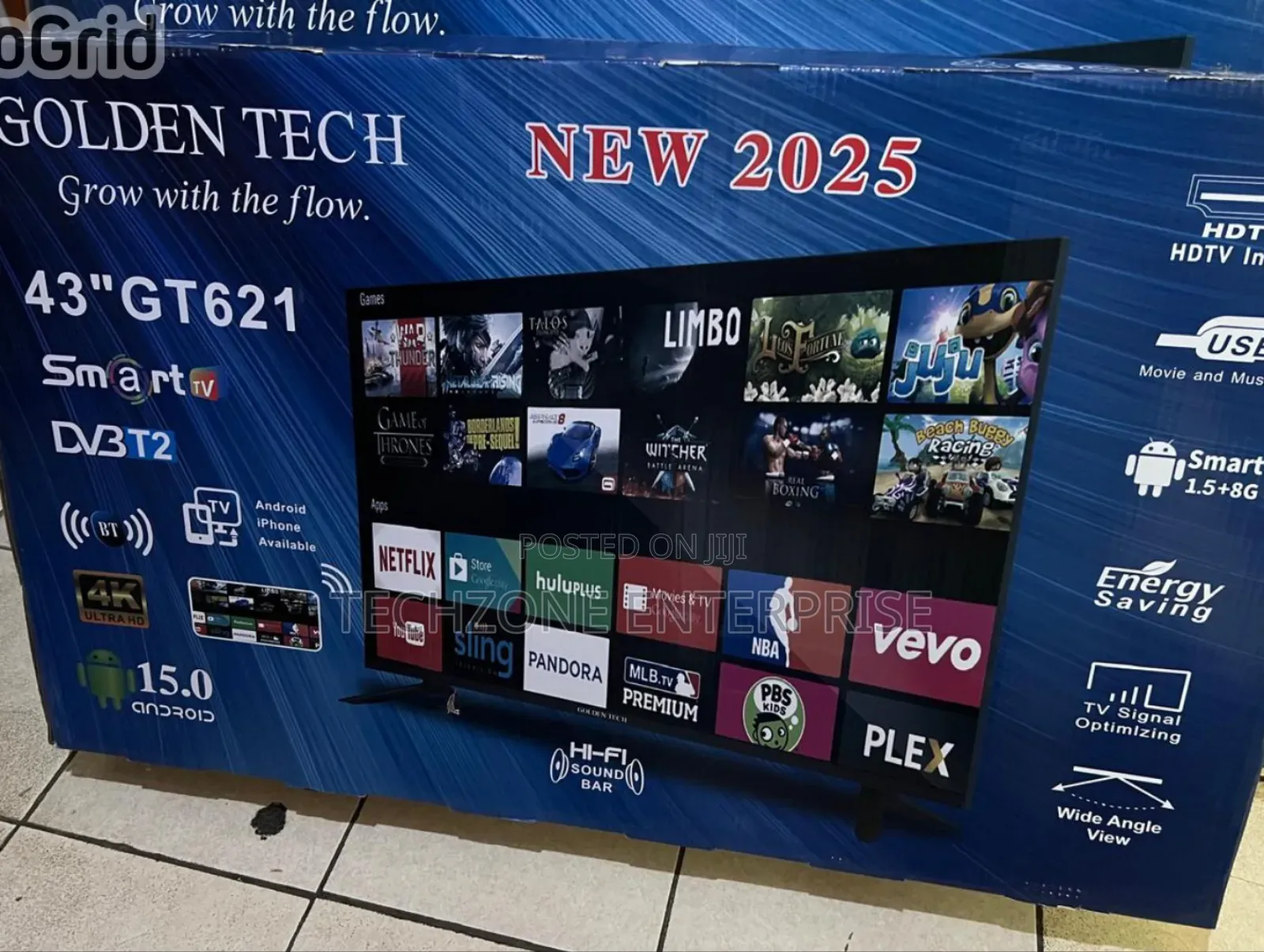 Golden Tech 43 Inches Smart Android Full Hd Led Tv