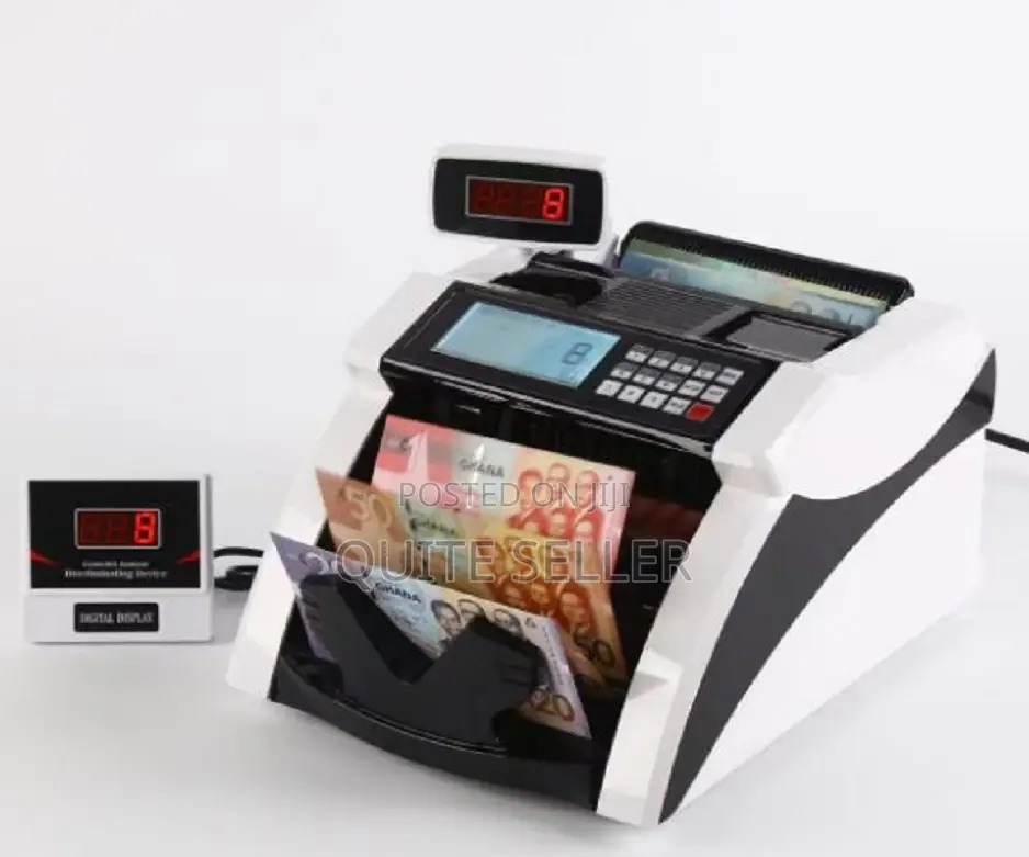 Money Counting Machine With Counterfeit Detection LCD Multi-Currency