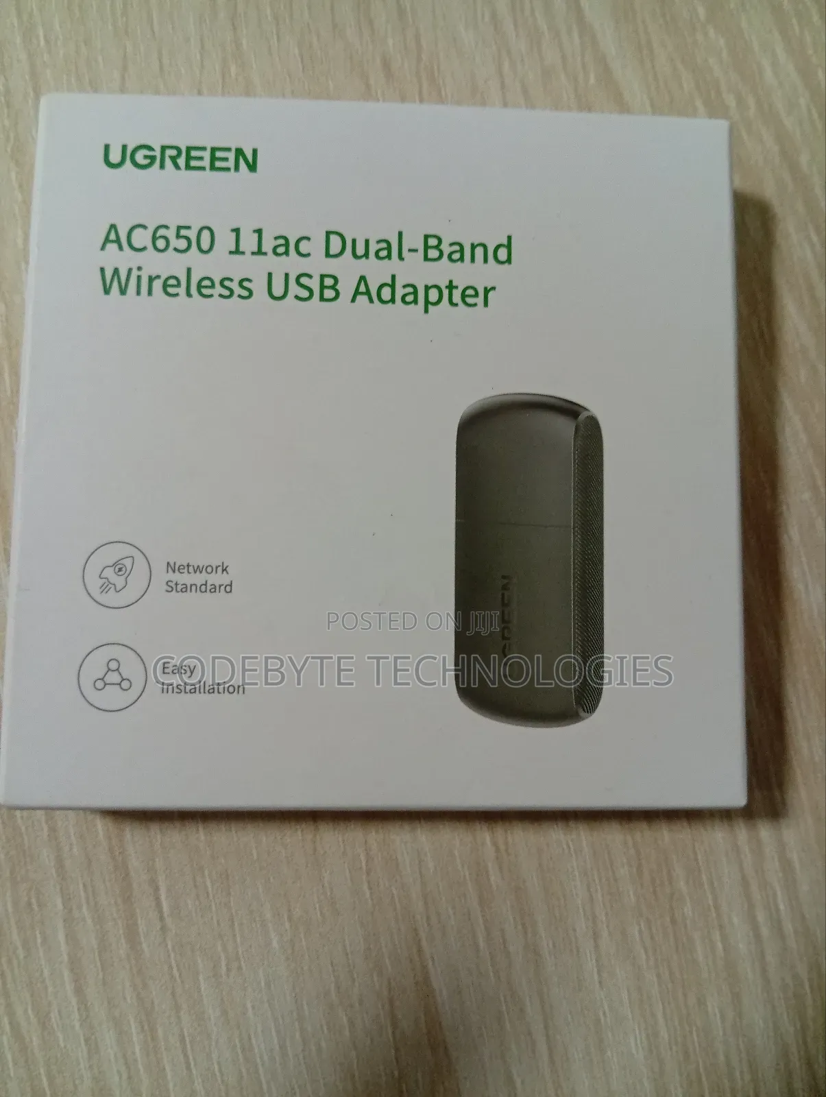 Ugreen Ac650 11ac Dual-Band Wireless Usb Adapter