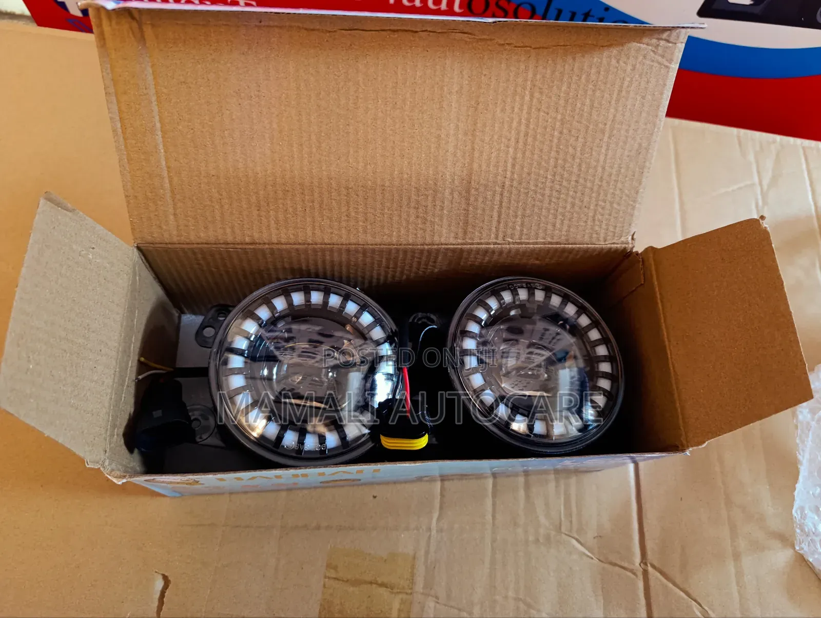 Universal 3 Color Fog Lights Bright Beams With Indicator