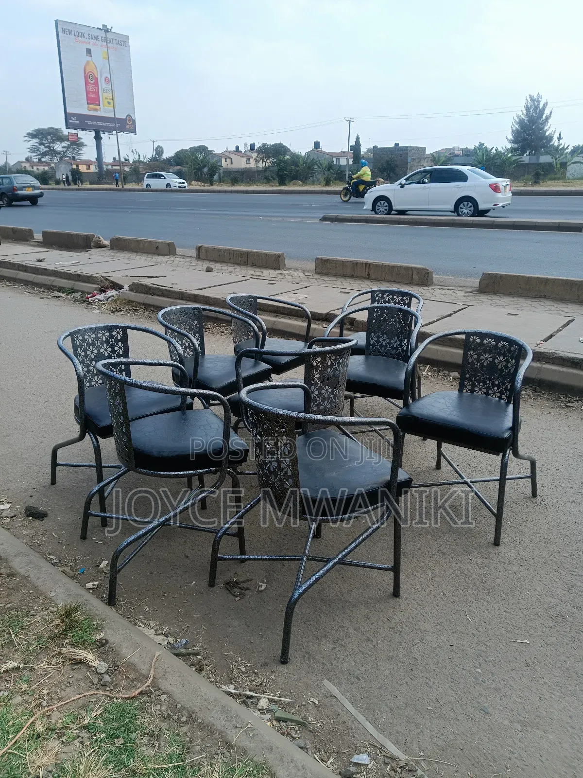 Locally Made Powder Coated Hotel Chairs 
