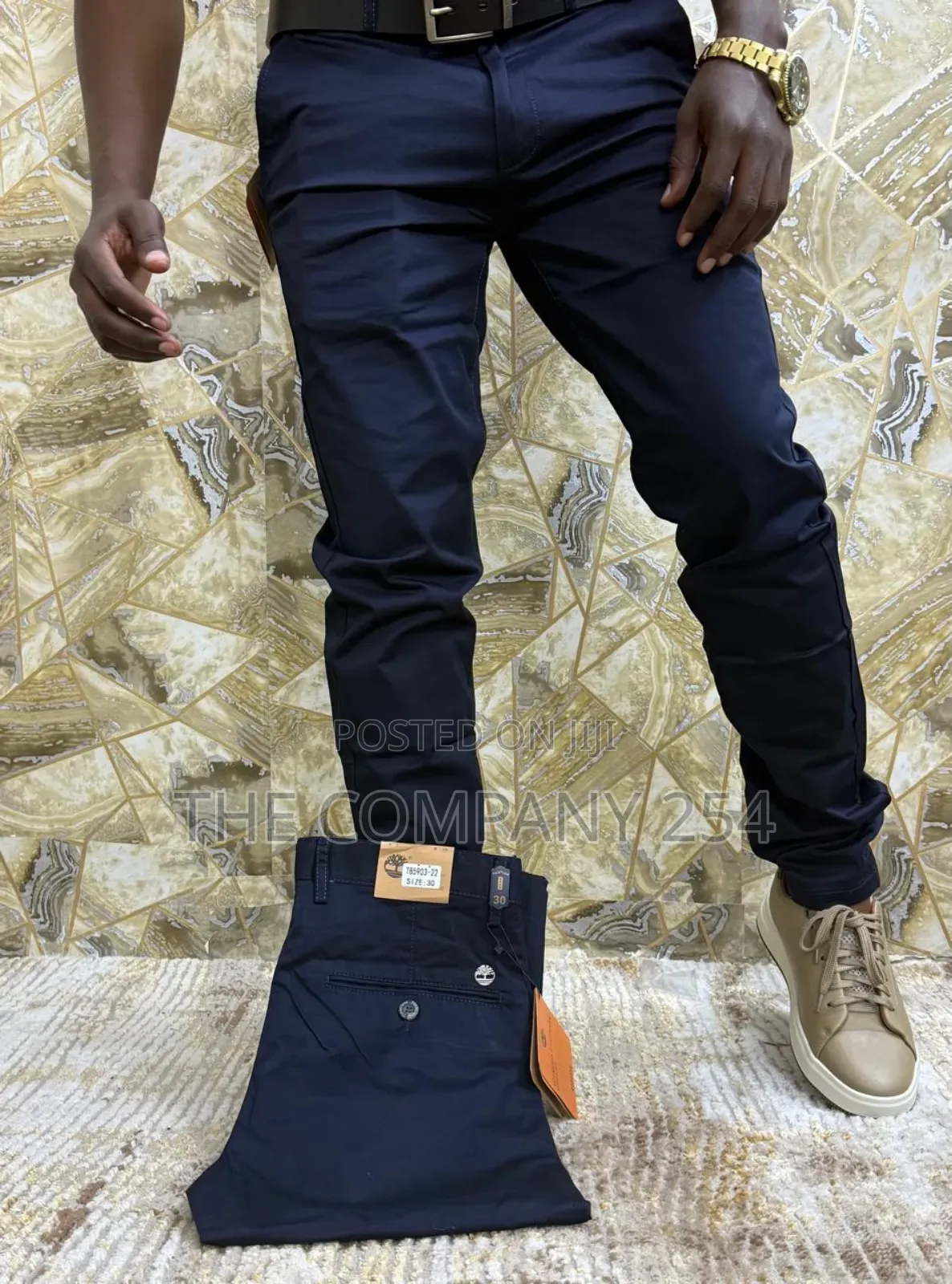 Quality Hard Khaki Casual Plain Trousers Available
