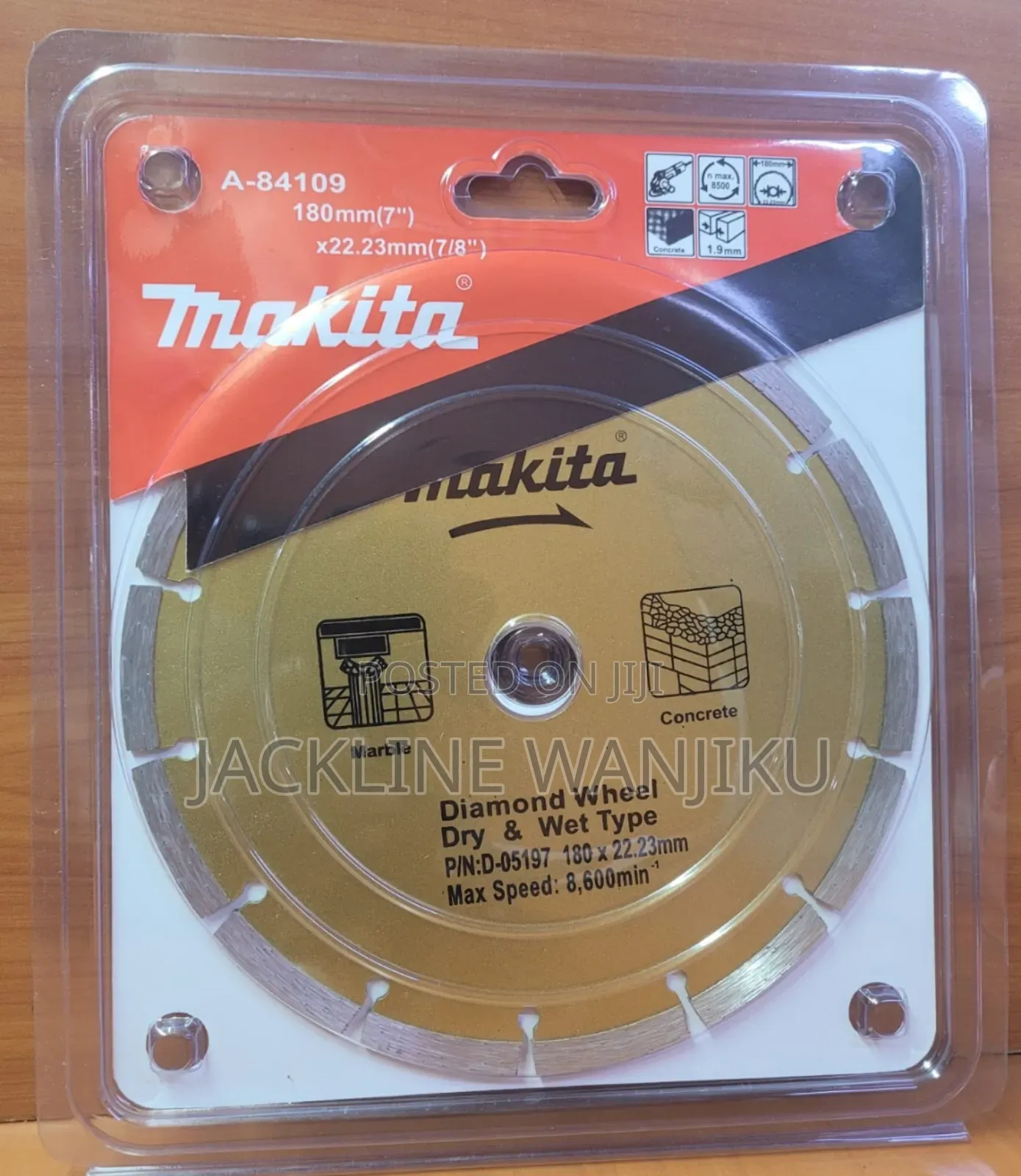 Dry Wet Makita Diamond Disk / 7" Diamond Disk / Tiles Cutting Disc