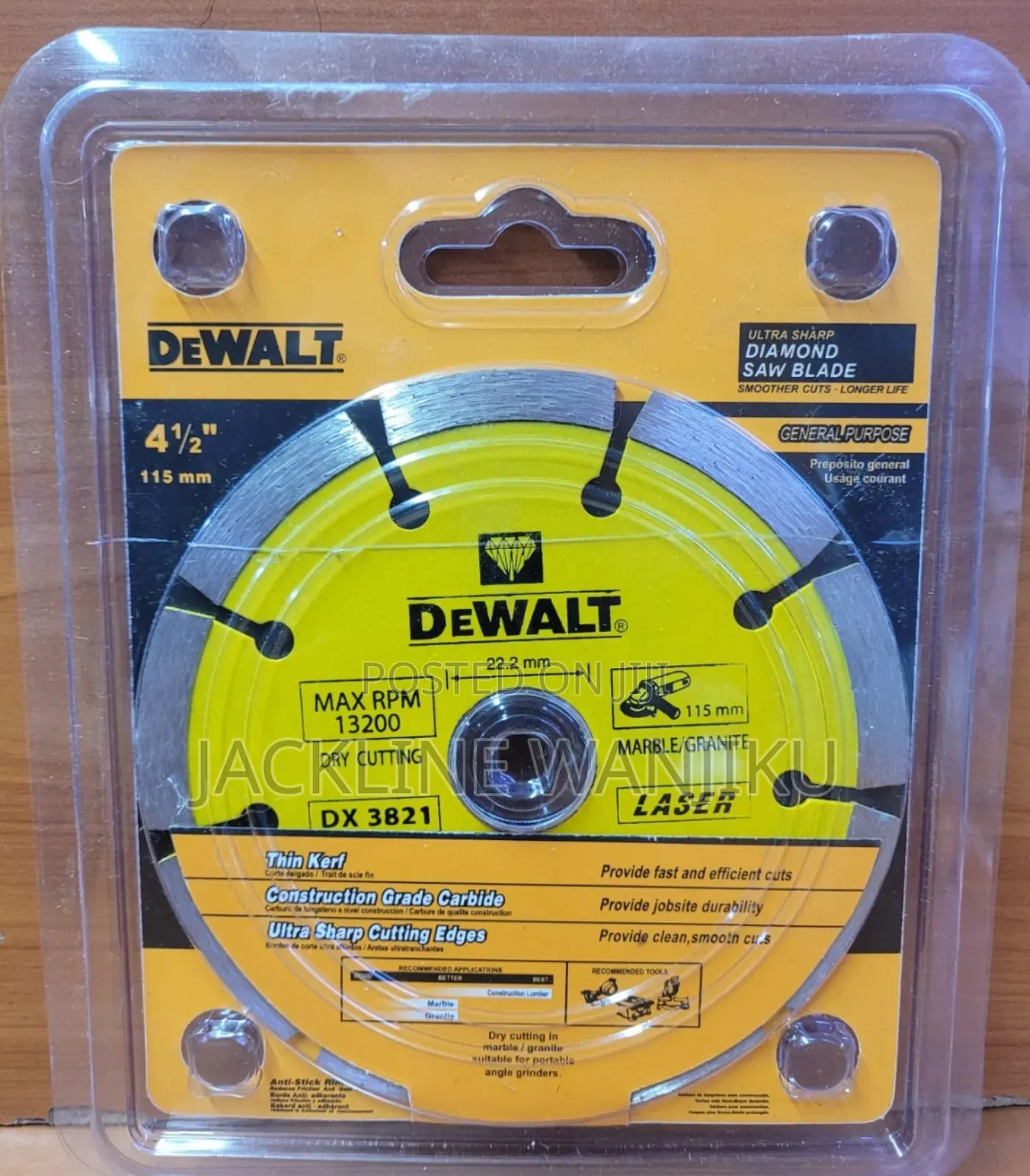 4.5" Dewalt Diamond Disk
