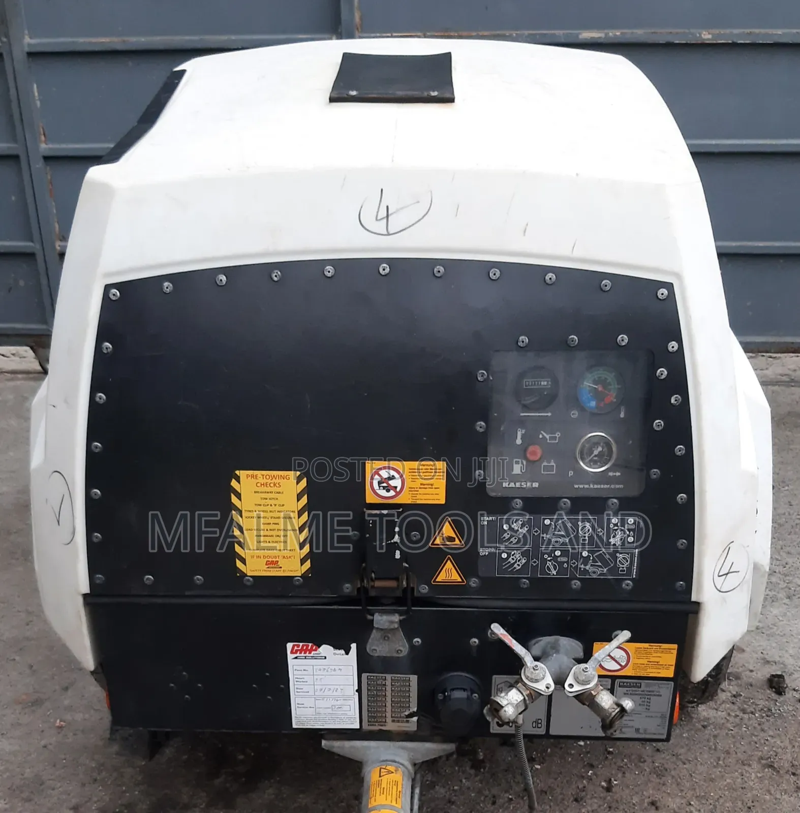 Compressor 2022 Kaeser M20 3-cyli Kubota Engine 10bars Brandnew Ex-uk