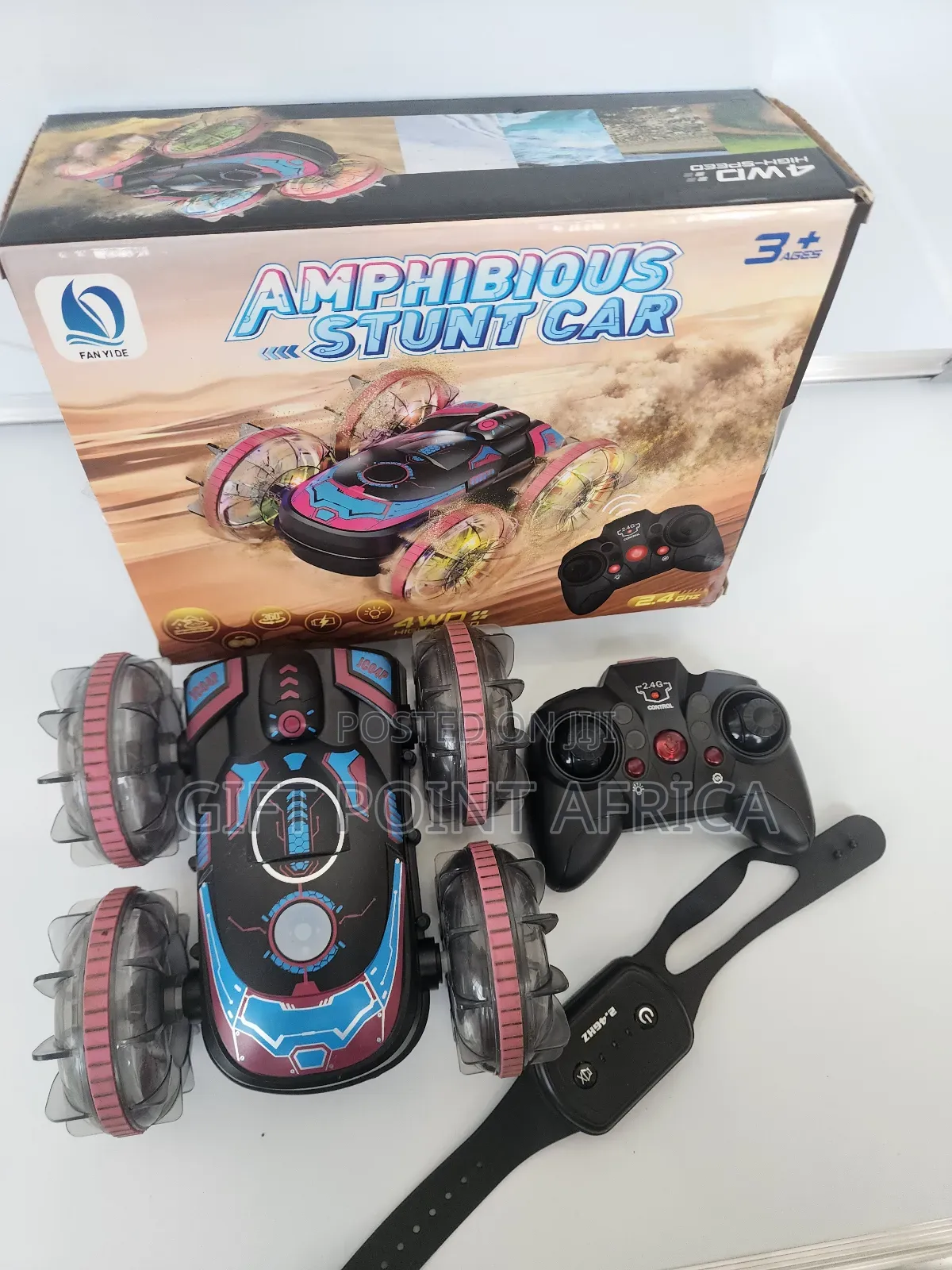 Rechargeable Amphibious Stunt Car For Kids