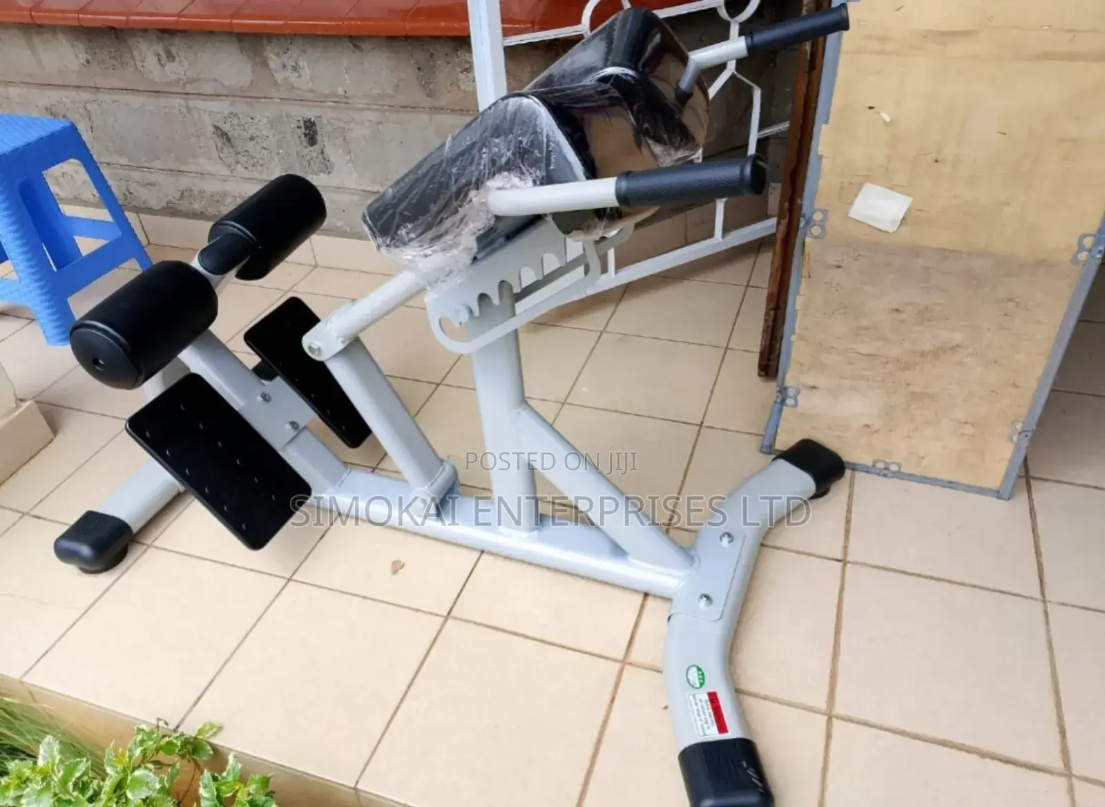 Roman Chair Back Extension Machine, Adjustable Hyperextension Bench