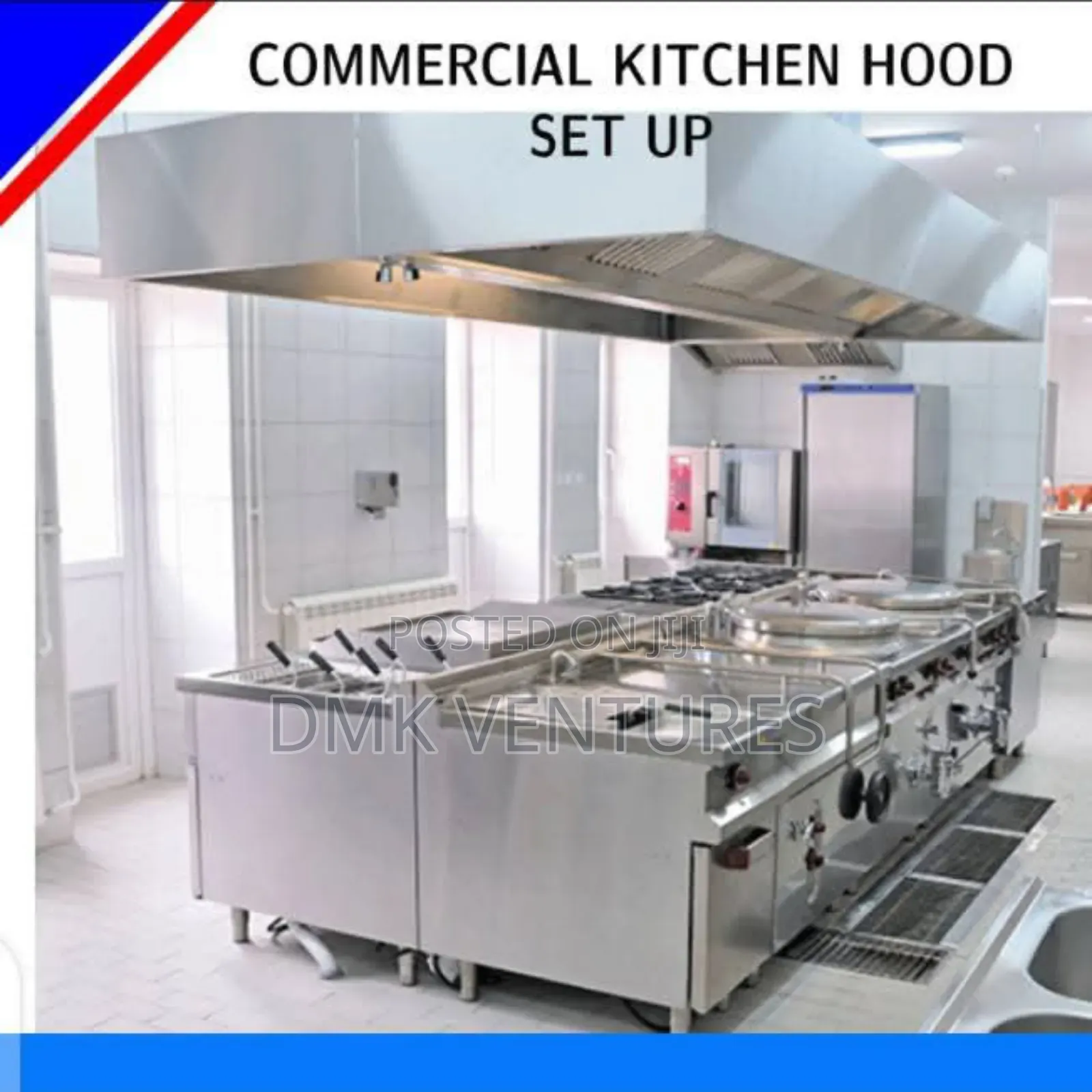Digitalized Complete Commercial Kitchen Set Up for a Cooking Area