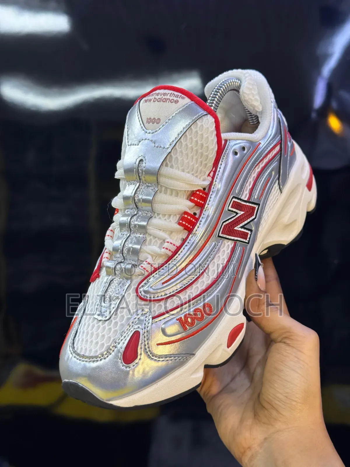 New Balance 1000 Thisisneverthat “Metallic Silver Red”
