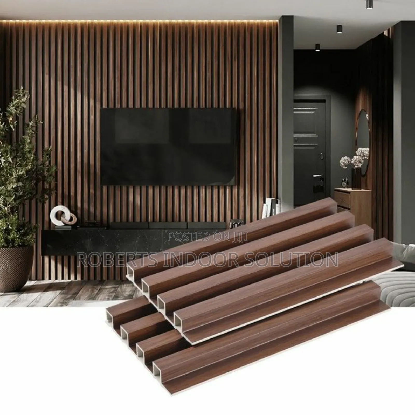 Brown Fluted Panel,Best for Both Residential Homes, Commercial