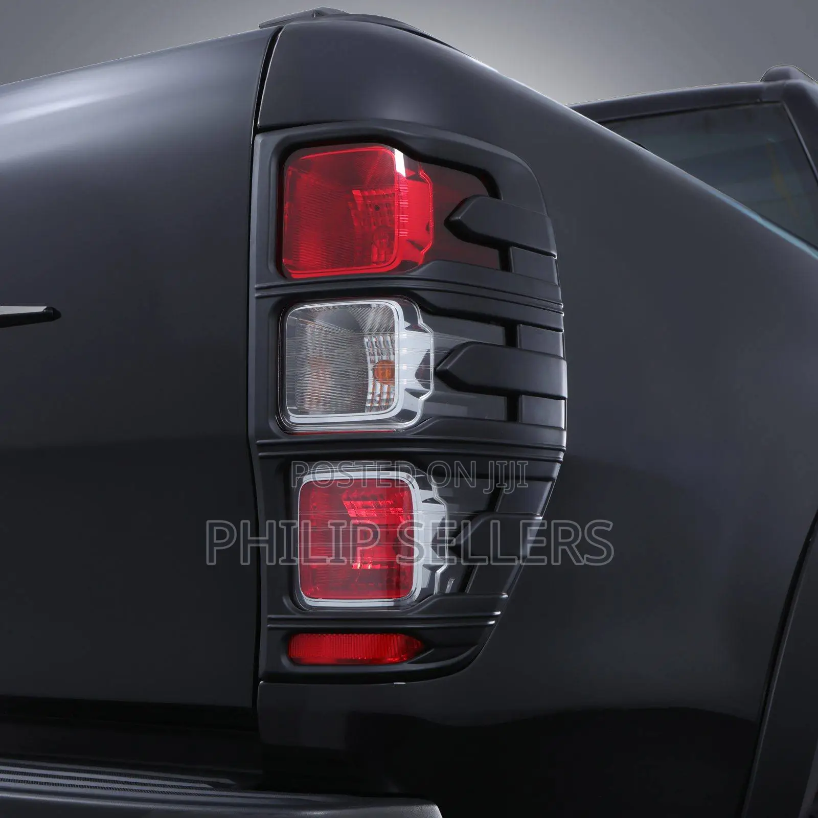 Ford Ranger Abs Matte Black Tail Light Cover