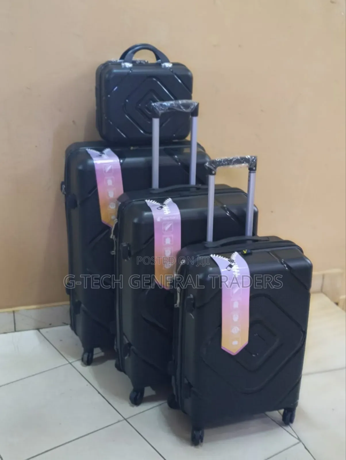 Generic Unbreakable Rubber Suitcase Size 2 4in1