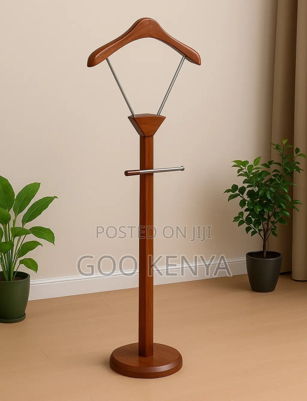 Coat Hanger; Antique Wooden Coat Stand