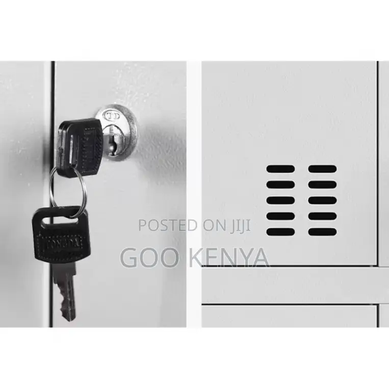 Office Cabinet; Steel 9-Door Locker Cabinet