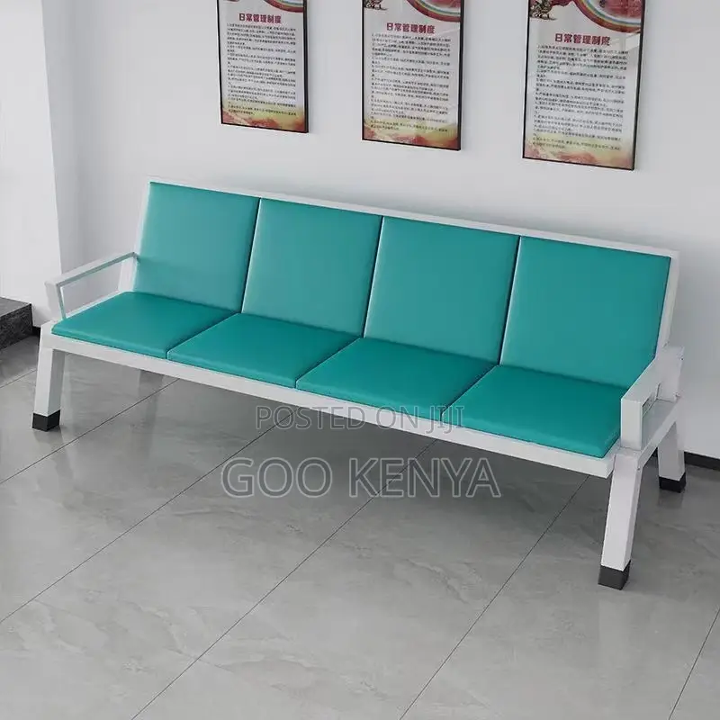 Waiting Sofa; Full Leather Reception Sofa Chair
