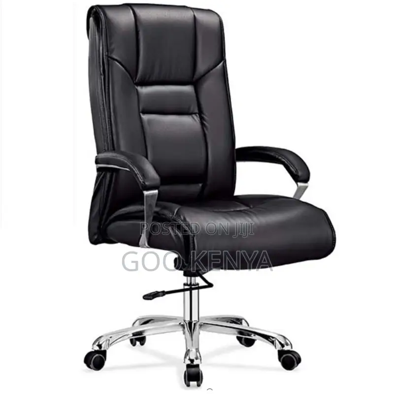 Office Chair; Leather Office Chair With Backrest Support