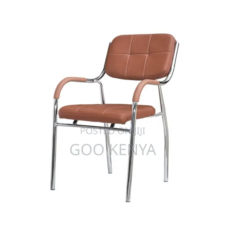 Office Chair; Ergonomic Leather Office Visitor Chair