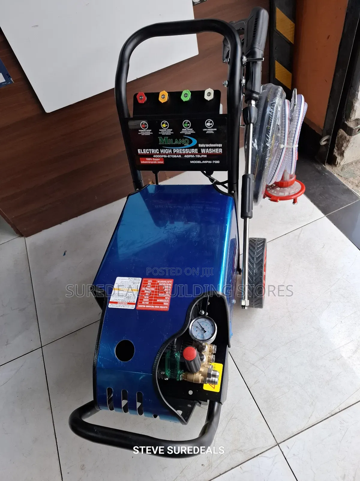 Milano Italia Electric High Pressure Washer-4000psi
