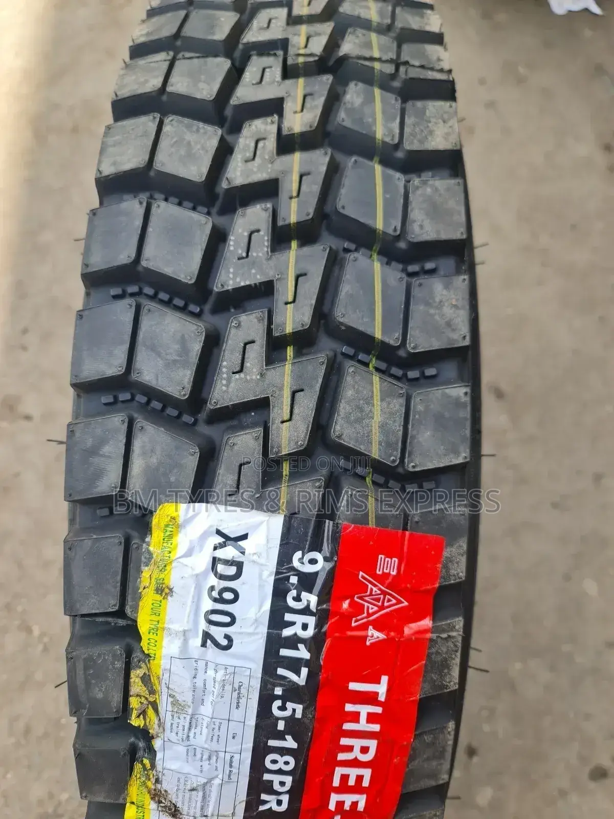 9.5 R17.5 Three - A Tyres (Diff) Commercial.