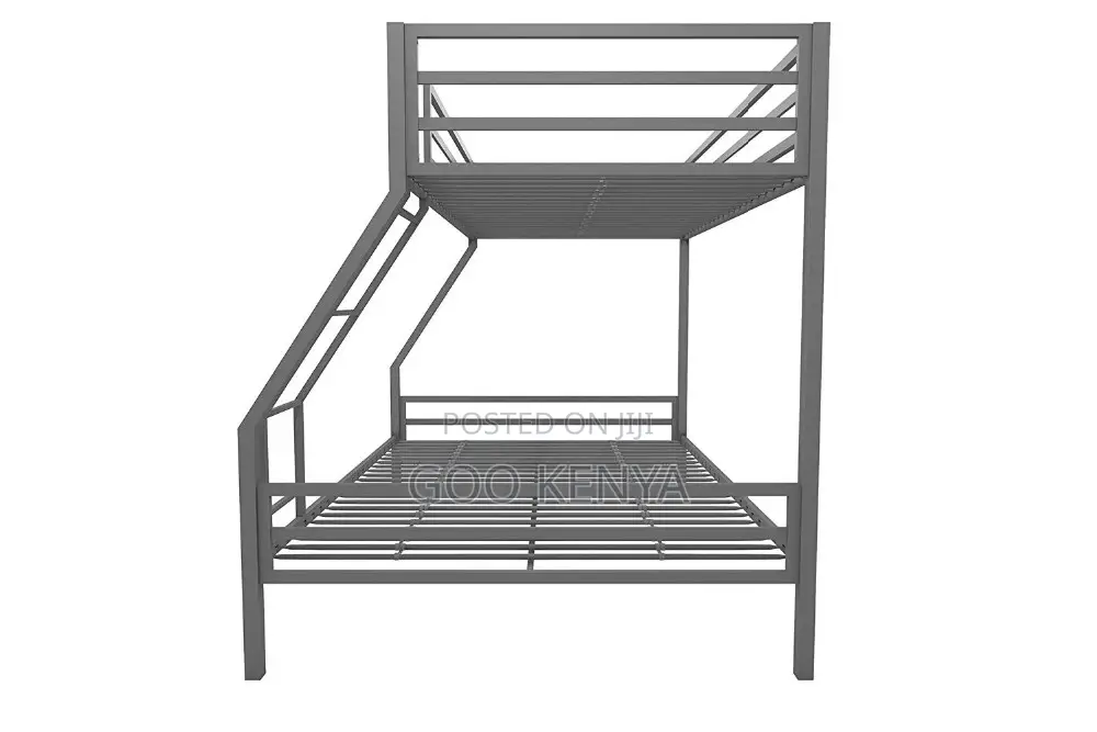 Double Decker; Heavy-Duty Metal Triple Bunk Bed