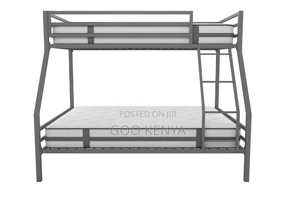 Double Decker; Heavy-Duty Metal Triple Bunk Bed