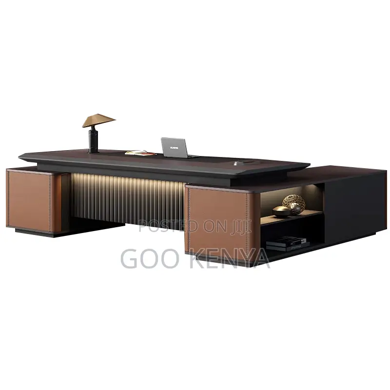 Office Table; Modern Executive Bossy Office Desk With Drawers