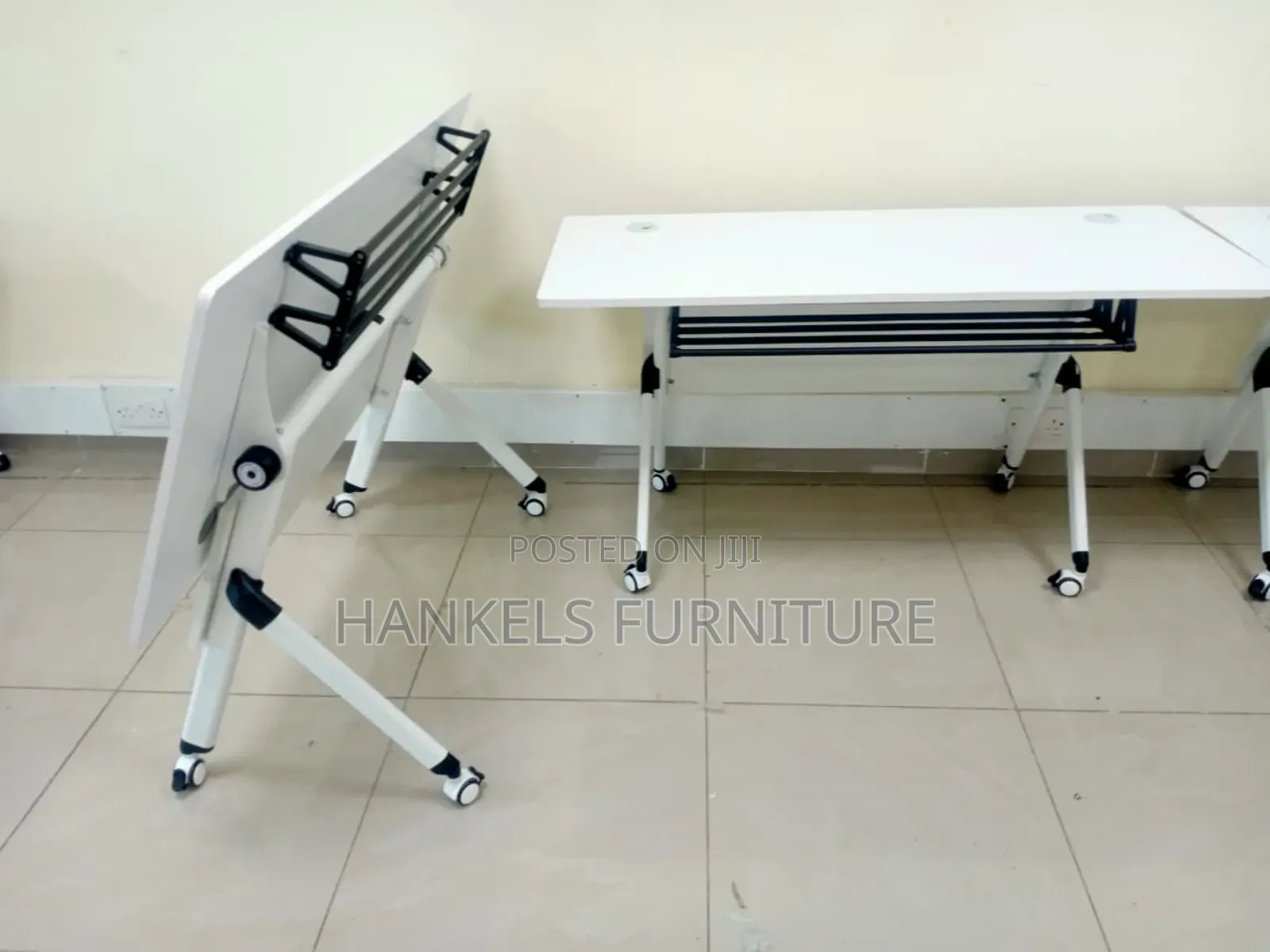 1.2m Foldable White Training Desk Multi-Purpose