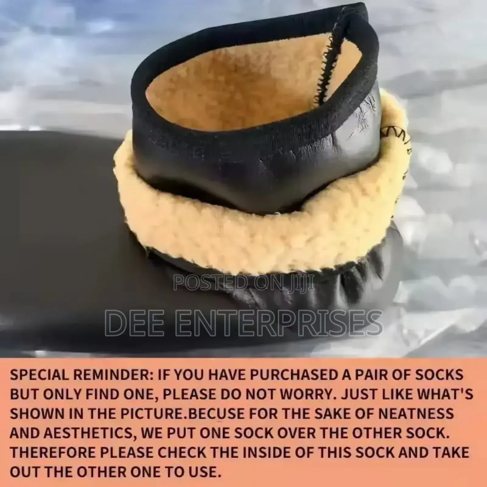Warm Leather Thermal Indoor Socks