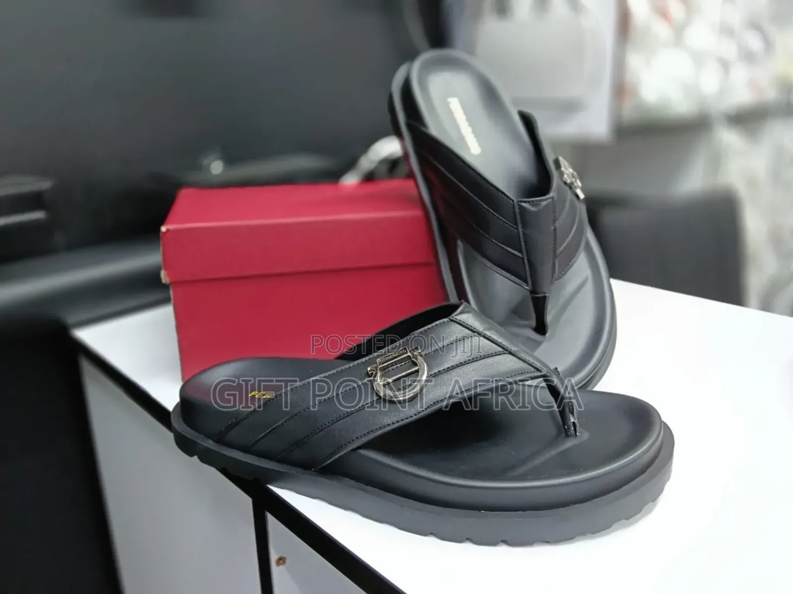 *Full Boxed Ferragamo* Sandals/Slides
