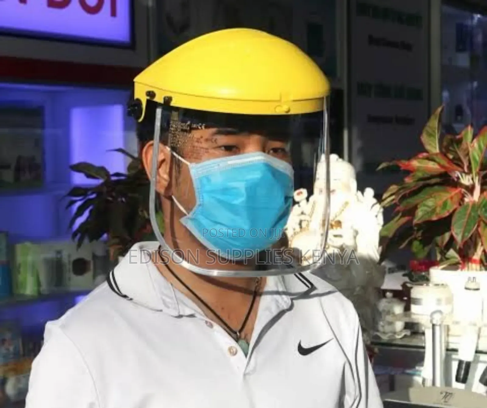 Face Shield Tolsen Full Faceshield Adjustable Flippable Anti-Mist