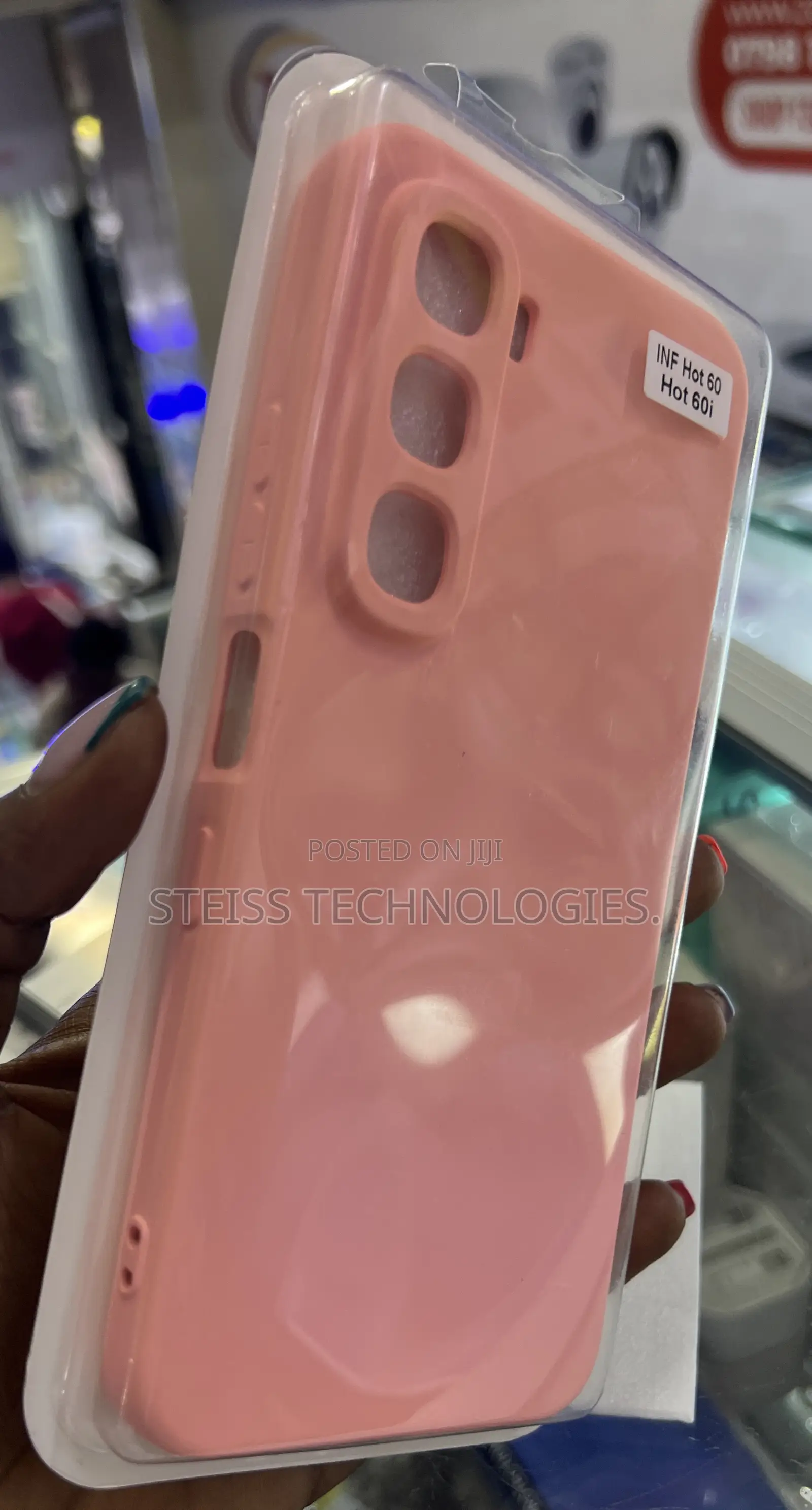 Hot 60i Pink Silicon Cases