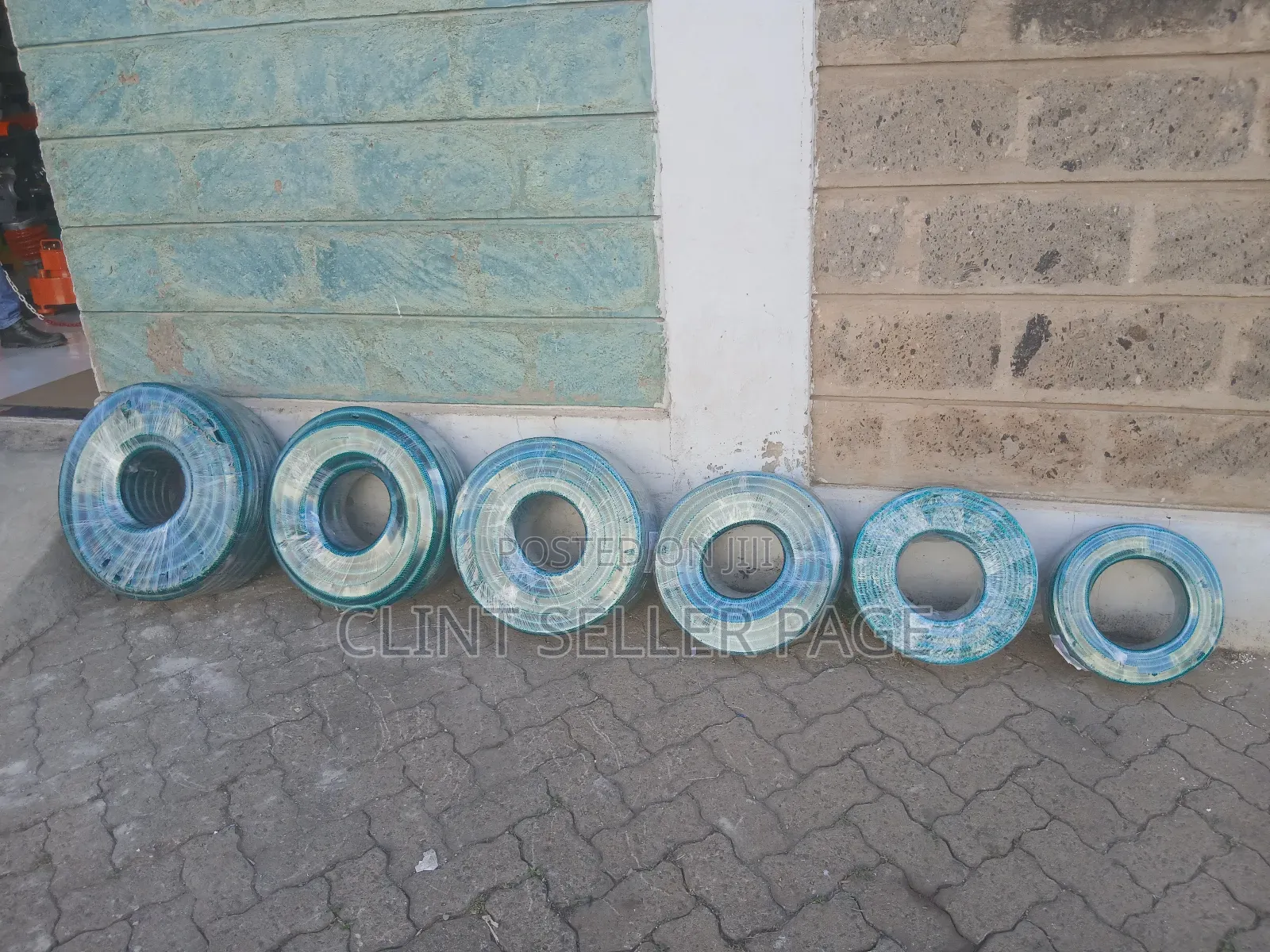 Heavy Duty Hose Pipe Green Braided