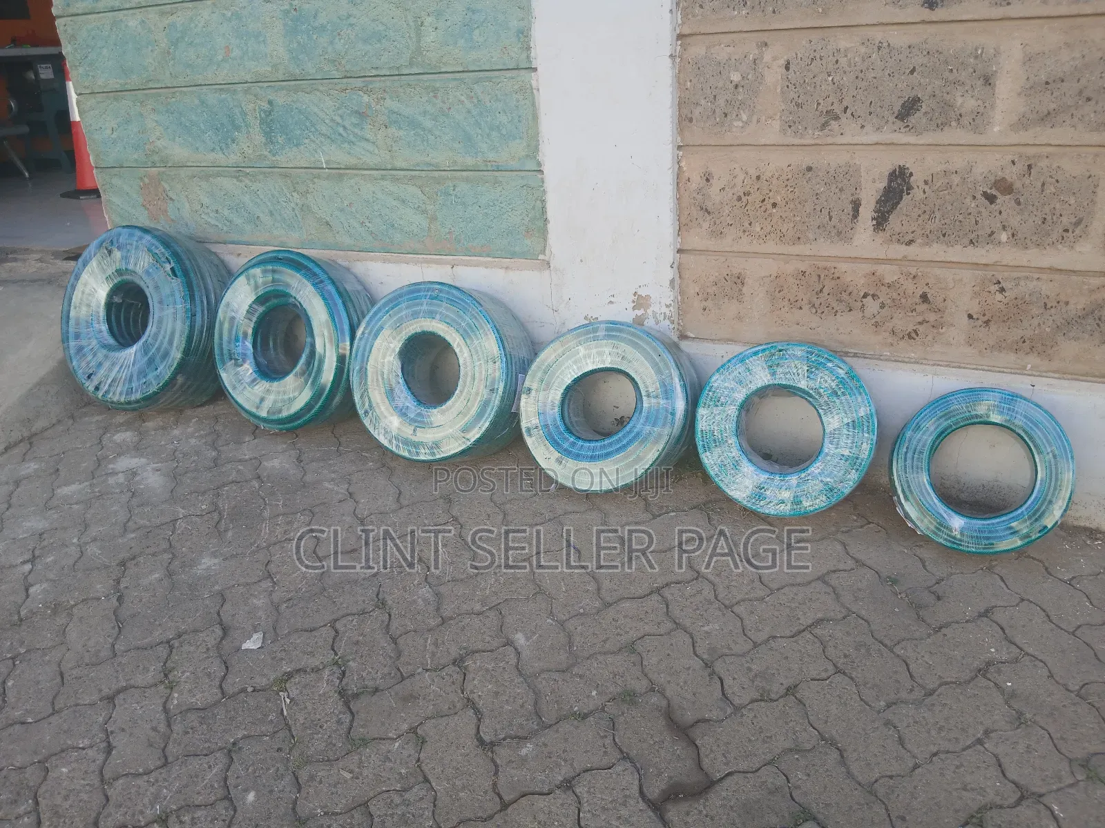 Heavy Duty Hose Pipe Green Braided