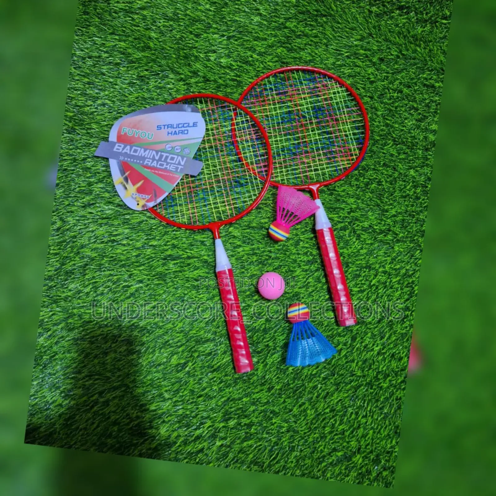 Vibrant Kids' Badminton Rackets
