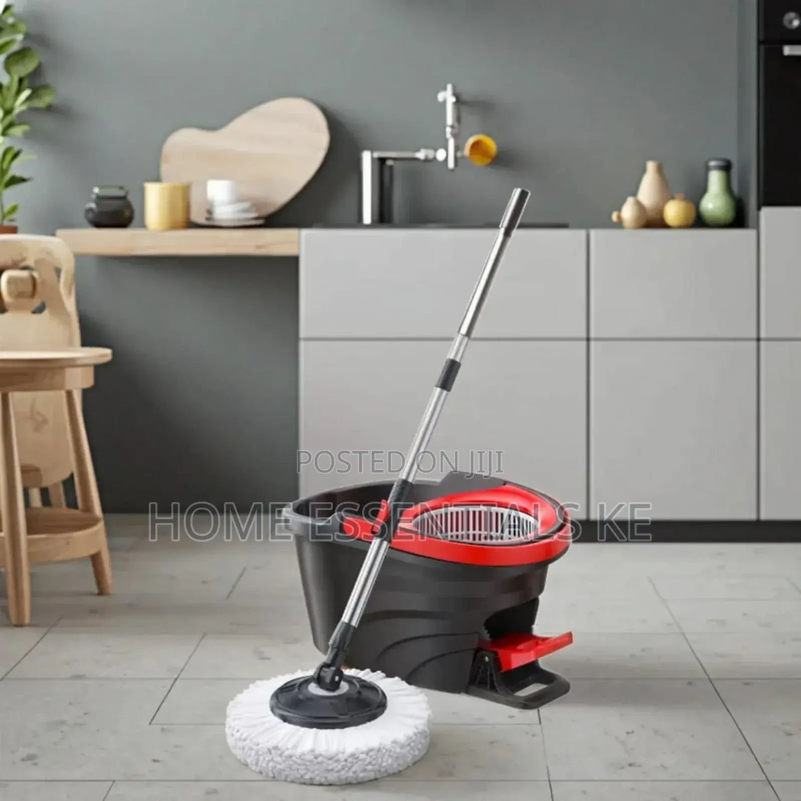 Quality Pedal Spin Mop Bucket Set*
Foot Pedal