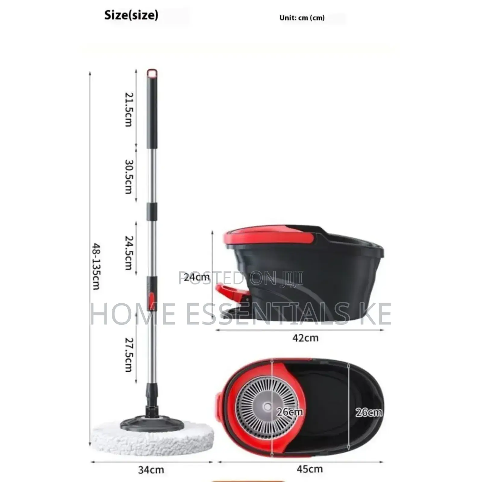 Quality Pedal Spin Mop Bucket Set*
Foot Pedal