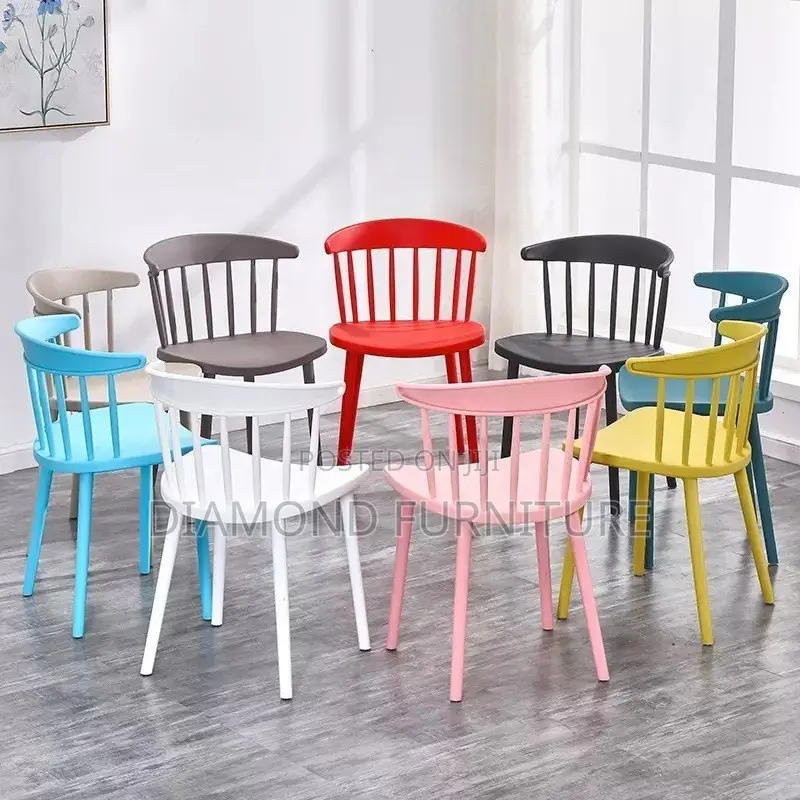 Office Furniture; Restaurant Leisure Stackable Cat Ear Plastic Chairs