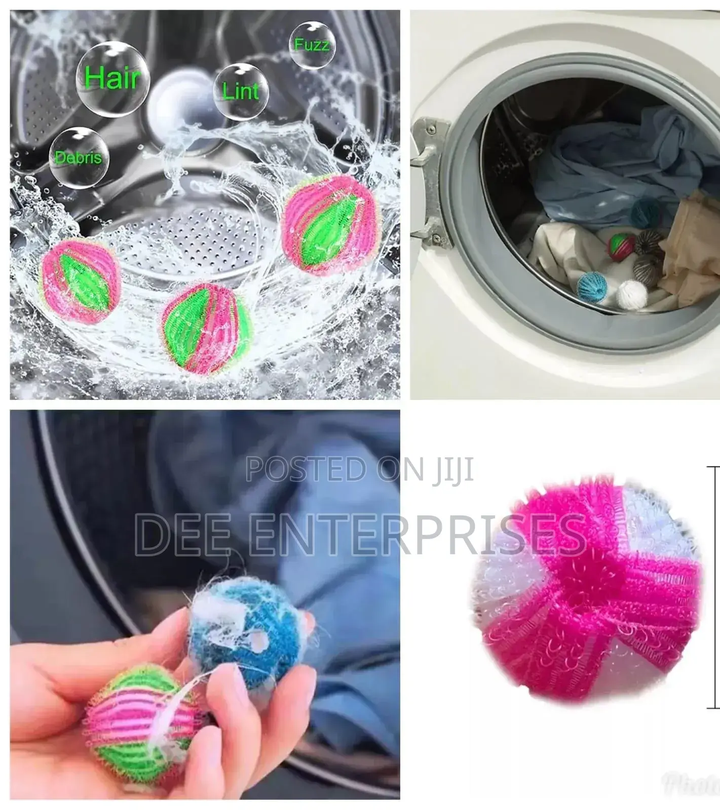 Lint Collecting Machine Balls Perfectly for Front Loader Machines.