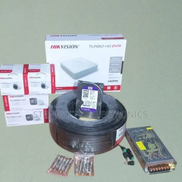 Hikvision 4-1080p Cameras Home Monitoring CCTV Surveillance System Kit