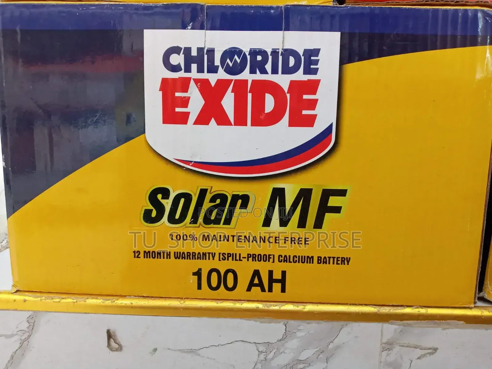 *Chloride 100ah Solar Battery