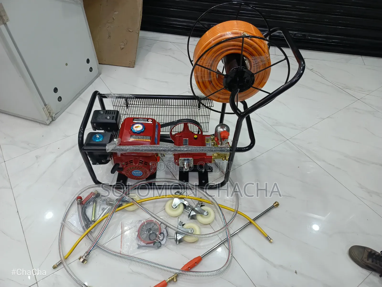 Best 8hp Aico Trolley Sprayer Powered By Gasoline Engine