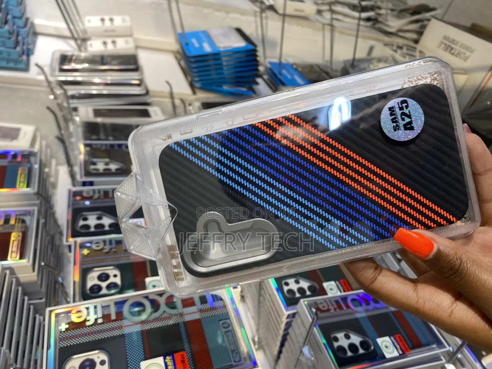 Cuzerlite Amsung Galaxy A25 5g Case, Carbon Fiber Texture Cover