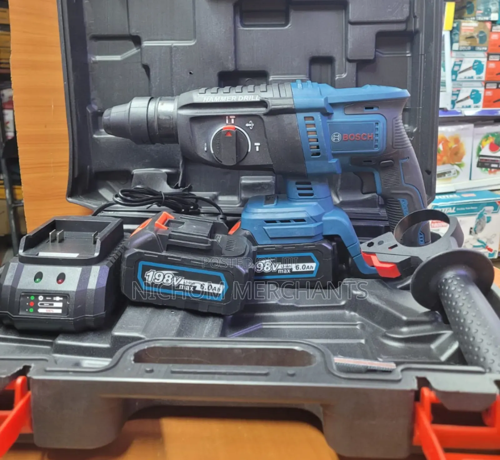 198v Bosch Cordless Rotary Hammer Drill/Bosch Rotary Hammer Drill