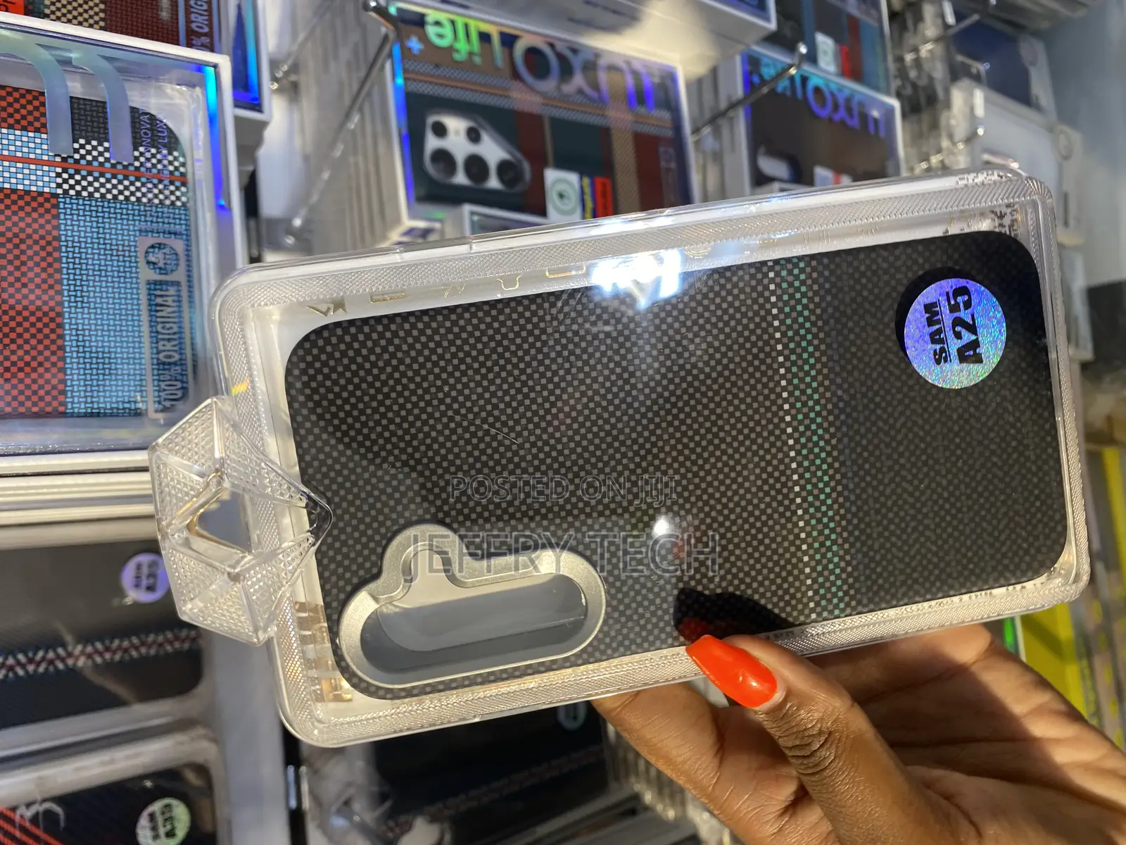Lcehtogye Carbon Fber Cover for Samsung Galaxy A05