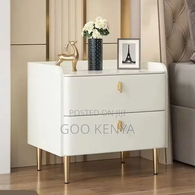 Bedside Table; Sophisticated Bedroom Wooden Drawers
