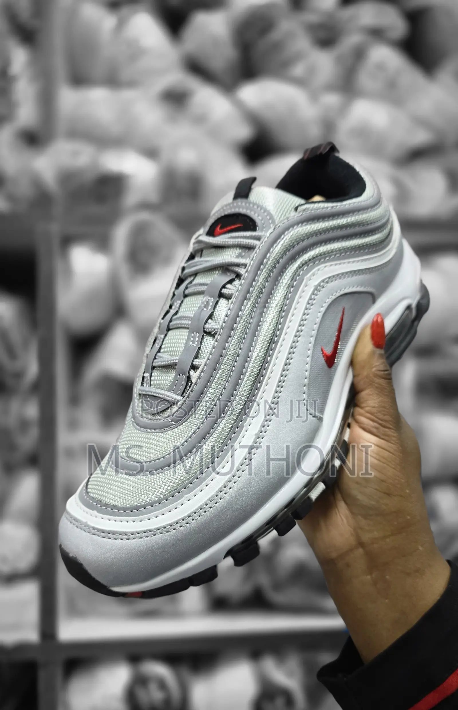 MSCHF X Inri Nike Air Max 97 "Jesus Shoes" /Silver Bullet /Black Univ