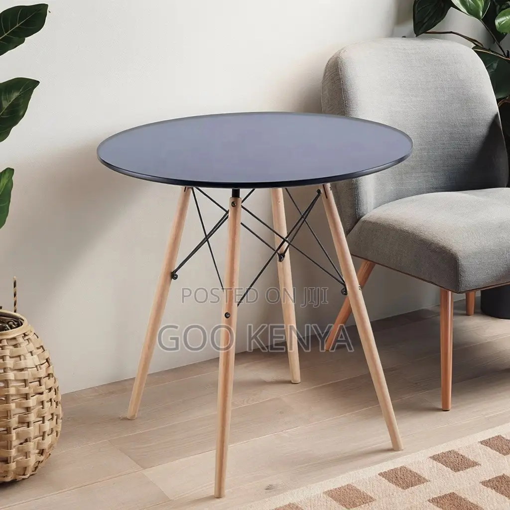 Coffee Table; Luxury Dining Table With MDF Top and Wood Base