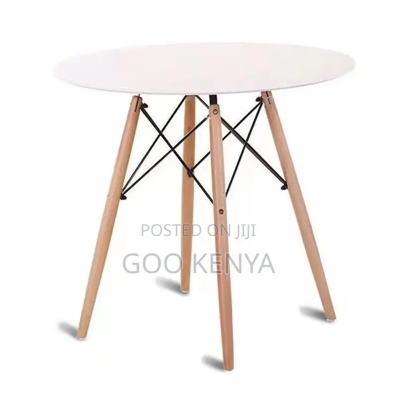Coffee Table; Luxury Dining Table With MDF Top and Wood Base