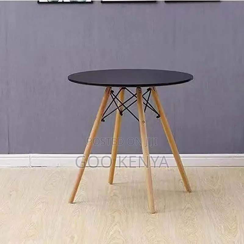 Coffee Table; Luxury Dining Table With MDF Top and Wood Base