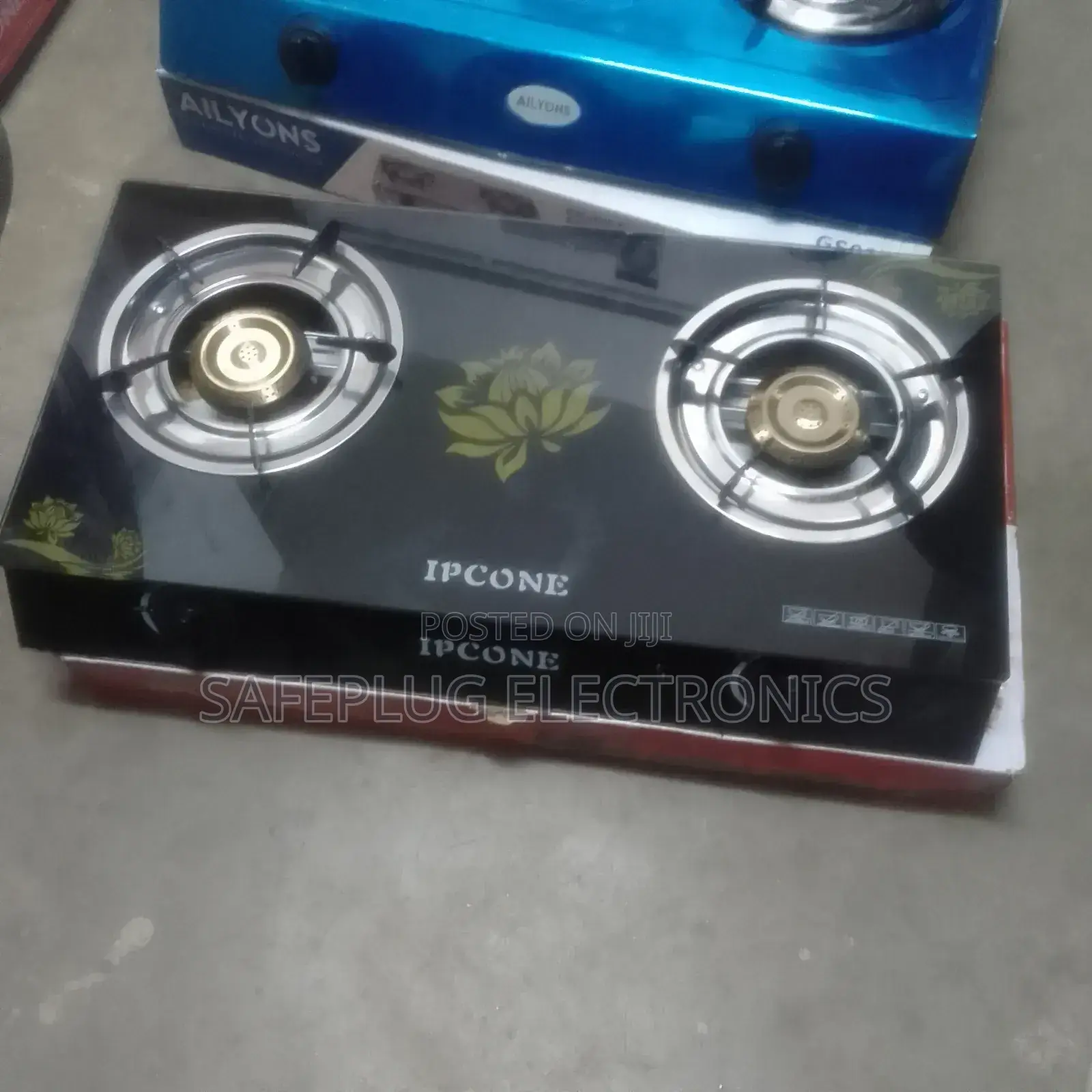 2 Burner Glass Top Burner Ipcone